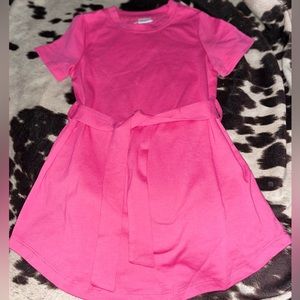 NEW -Girls T-Shirt Dress with Tie Belt